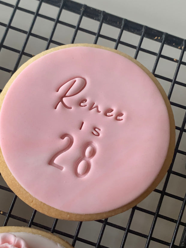 7.5cm circle cookies