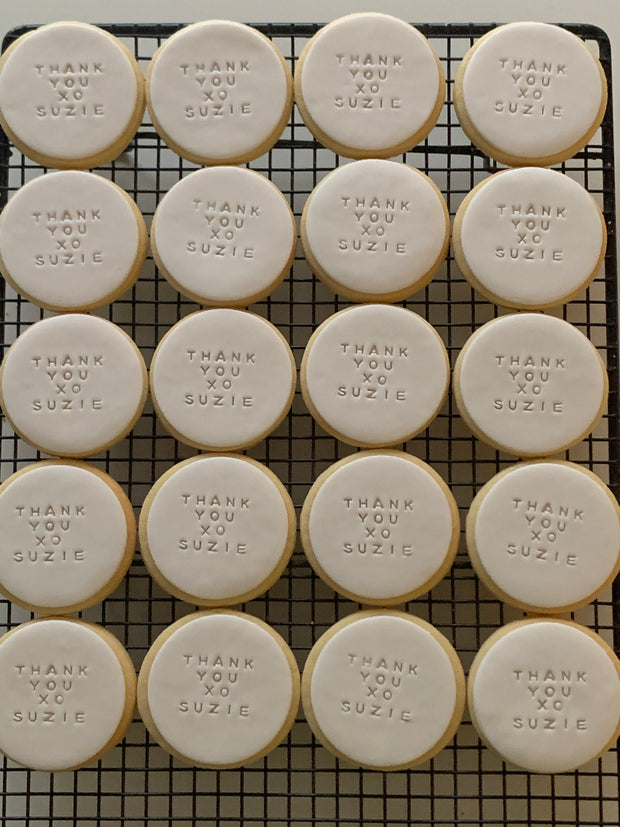 7.5cm circle cookies